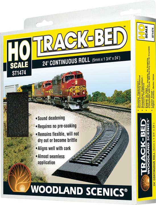 Actual product image Bachmann Trains H0 track bed - roll 730X4,7X0,5Cm (Track H0)
