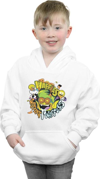 Image du produit - Sweat à capuche TEEN TITANS GO WAFFLE MANIA - Garçon (152, 158)