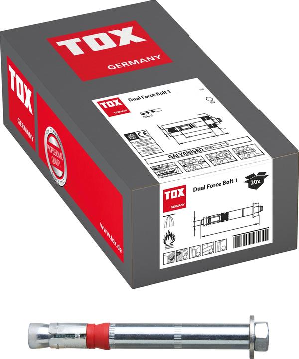 Produktbild Tox Schwerlastanker Dual Force Bolt 1 18x20 mm (20 Stk.)