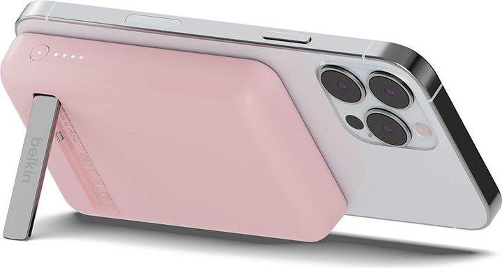 Produktbild Belkin Magnetische Powerbank, MagSafe kompatible, mit Standfunktion für iPhone (5000 mAh, 7.50 W, 7.50 Wh)
