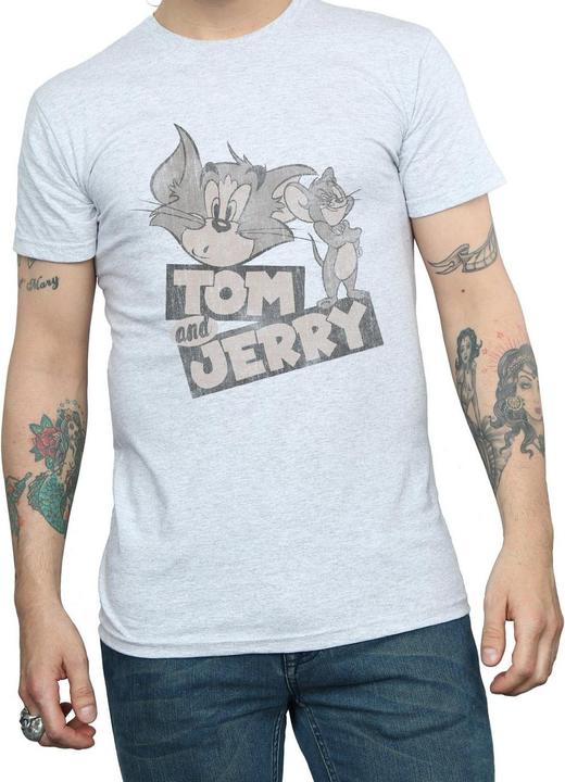 Actual product image Tom & Jerry Mens Wink Cotton T-Shirt (S)