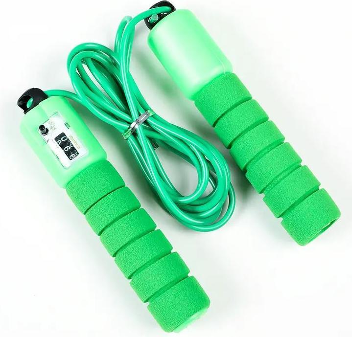 Produktbild PhoneLook Fitness Springseil PVC Soft-touch Griffe mit integriertem Zähler (250 cm)