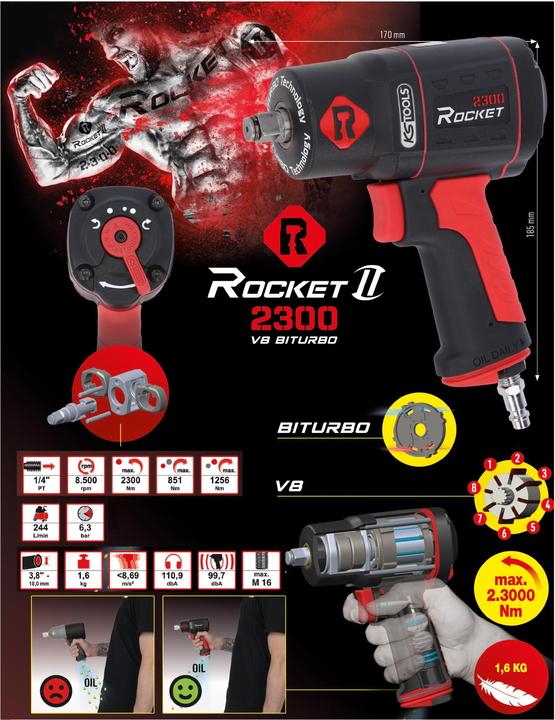 Produktbild KS Tools Rocket II (Druckluft)