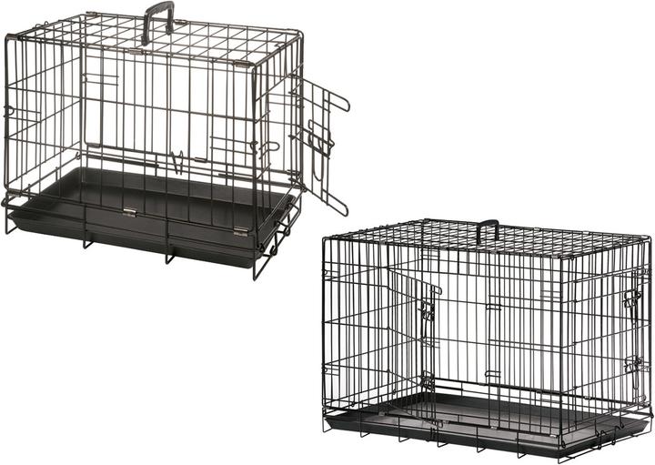 Produktbild Karlie Drahtkäfig schwarz (Hund, Sicherheitsverschluss)