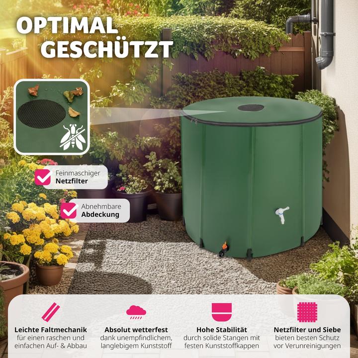 Actual product image tectake Rainwater tank (750 l)
