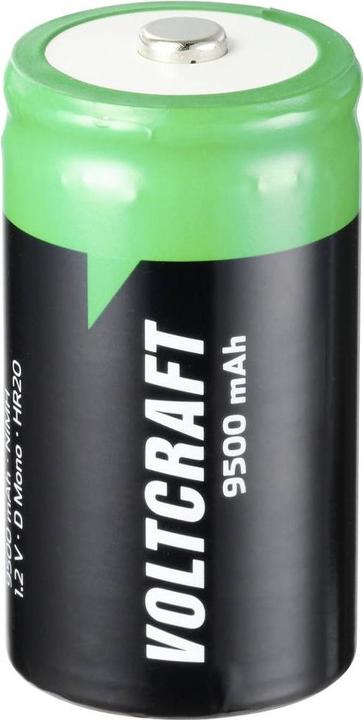Produktbild Voltcraft Endurance Mono (D)-Akku NiMH 9500 mAh 1.2 V 2 St. (2 Stk., D, 9500 mAh)
