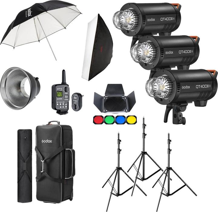 Godox QT400IIIM D Trio Studio Kit (Set)