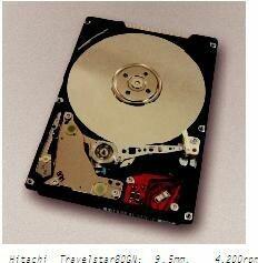 Actual product image Hitachi HGST 60GB IDE 4200RPM 8MB 9,5MM (0.06 TB)