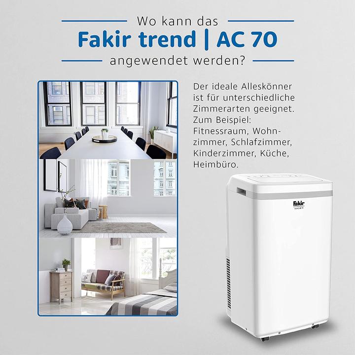 Produktbild Fakir AC 70 (25 m², 7000 BTU/h)