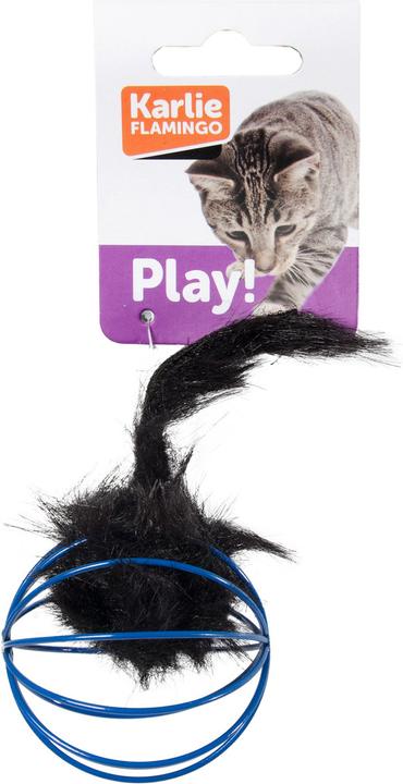 Produktbild Karlie Gitterball mit Plüschmaus (Ballspielzeug Katze)