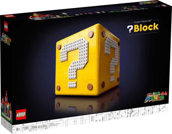 Produktbild LEGO Fragezeichen-Block aus Super Mario 64 (71395, LEGO Seltene Sets, LEGO Super Mario)