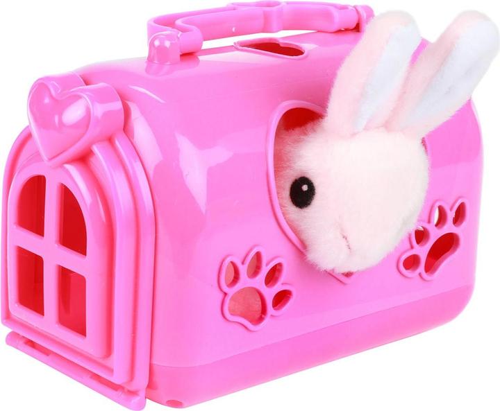 Image du produit Toi-Toys Lapin en peluche dans un sac de transport (8.50 cm)