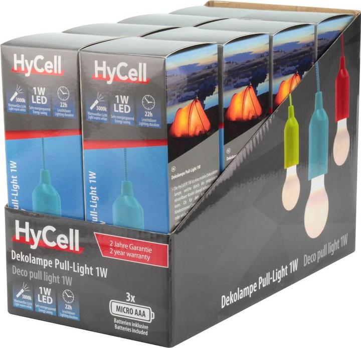Immagine prodotto Star Trading HyCell Pull-Light BLUE, incl. 3 batterie AAA (PU 8 1 D