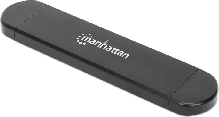 Actual product image Manhattan M.2 NVMe and SATA SSD USB hard drive enclosure (M.2 2230)