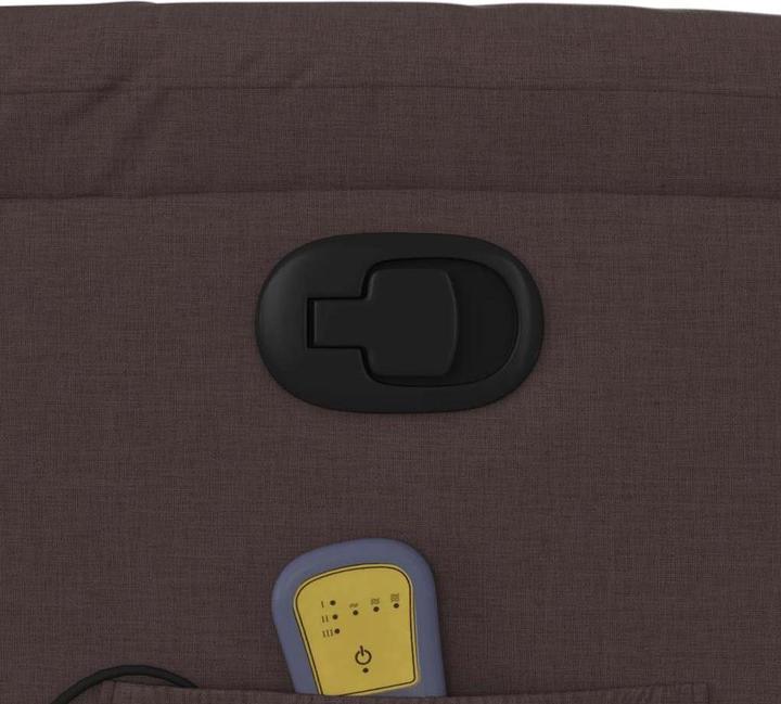 Produktbild VidaXL Massagesessel mit Aufstehhilfe Dunkelbraun Stoff