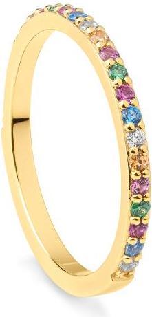 Produktbild Breuning RING - Brill. | Sky Blue | Apple Green | Saf. Pink (50, 585/14 K Gold)