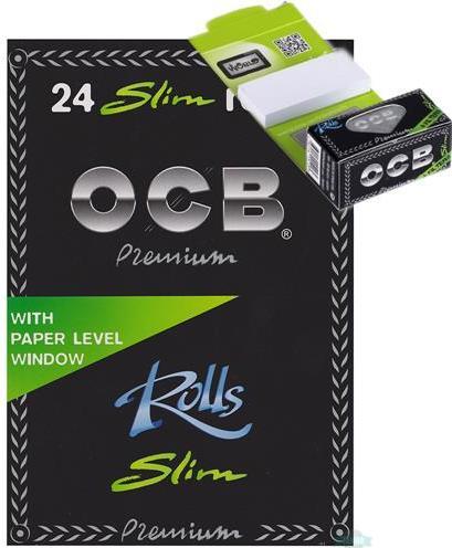 Immagine prodotto OCB rotoli neri Slim con scatola filtro
