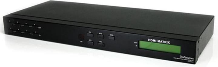 Produktbild StarTech com HDMI Matrix Video Switch mit Audio und RS232 - Umschalter 4:4 - 1920x1080, AV-Matrix-Um