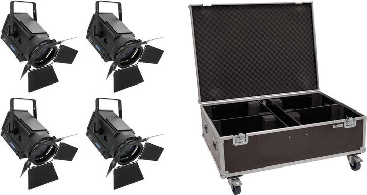 Produktbild Eurolite Set 4x LED THA-150F + Case