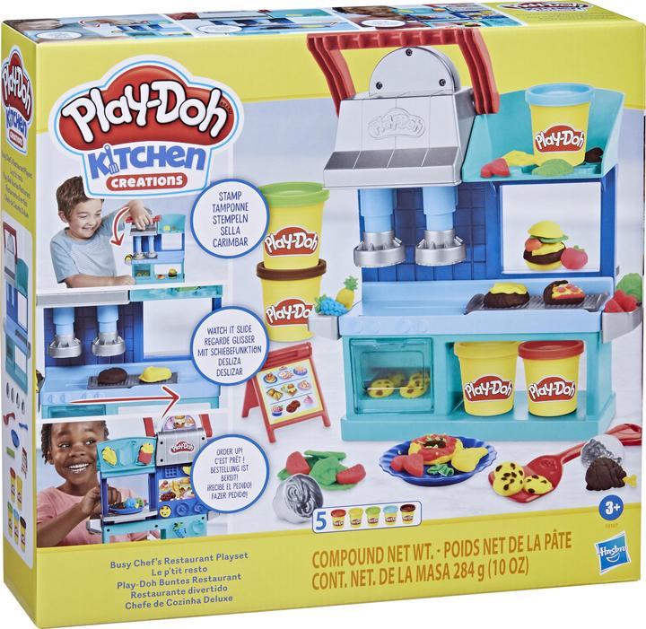 Play-Doh Keukencreaties kleurrijke restaurantkeuken speelset