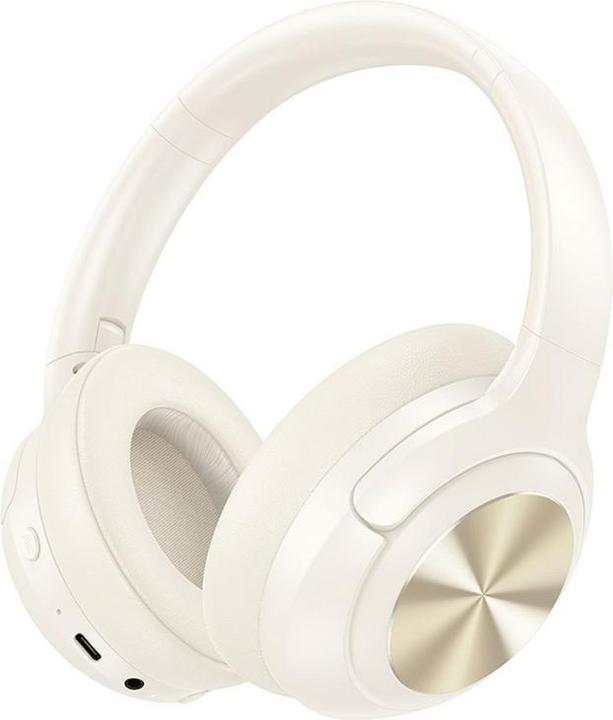 Immagine prodotto Hoco Wireless headphones wireless headphones bluetooth ANC W54 milky white (ANC, 30 h, Senza fili)