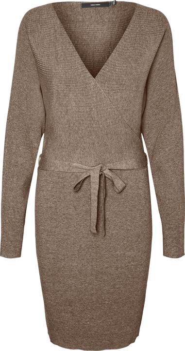 Vero Moda VMHOLLYREM LS V-NECK DRESS GA NOOS Strickkleid (XS)