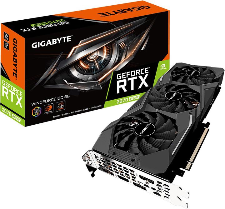 Produktbild Gigabyte GeForce RTX 2070 Super Windforce OC (8 GB)