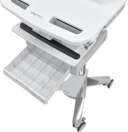 Actual product image Ergotron Cart with LCD Arm, LiFe Powered, 2 Drawers - Cart - for LCD Display / PC Equipment