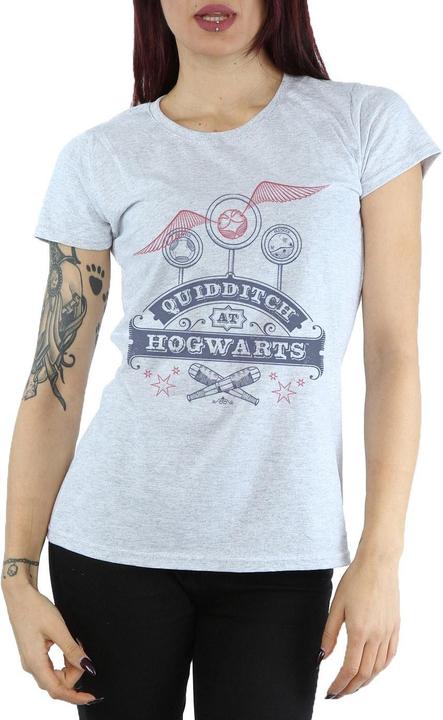 Actual product image Womens/Ladies Quidditch At Hogwarts T-Shirt (XL)