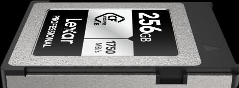 Actual product image Lexar Professional Silver Series (256 GB, CFexpress type B)