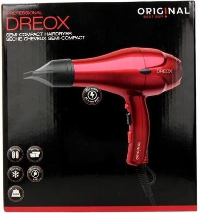 Produktbild Sinelco Original Dreox Hair Dryer 2000W Red