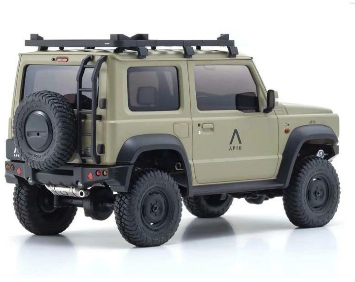 Actual product image Kyosho Scale Crawler Mini-Z Suzuki Jimny Apio TS4, Khaki 1:18, ARTR (RTR Ready-to-Run)