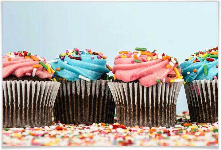 Immagine prodotto Trenddeko Cupcakes per le feste (100 x 70 cm)