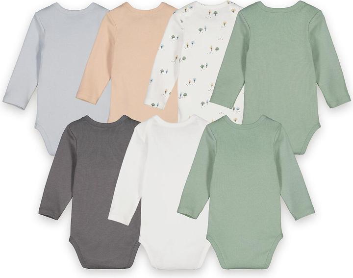 Image du produit La Redoute Collections Lot de 7 bodys à enfiler (74)