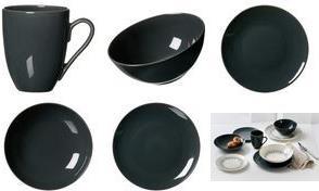 Image du produit Ritzenhoff & Breker Assiette à dessert CECINA GRAU, 205 mm en grès, lavable au lave-vaisselle, avec glaçure colorée (1 x, 20.50 cm)
