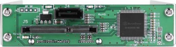 Immagine prodotto Silverstone SST-HDDBOOST - Dispositivo di potenziamento del disco rigido SSD da 3,5" a 2,5", nichel
