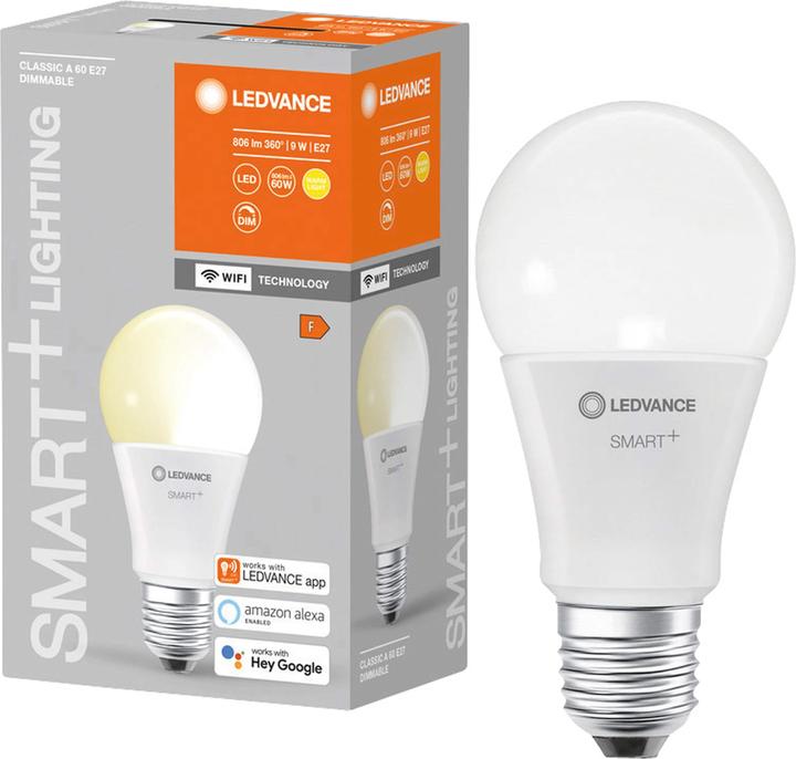 Productafbeelding Ledvance Klassieker A (E27, 9 W, 806 lm, 1 x, F)
