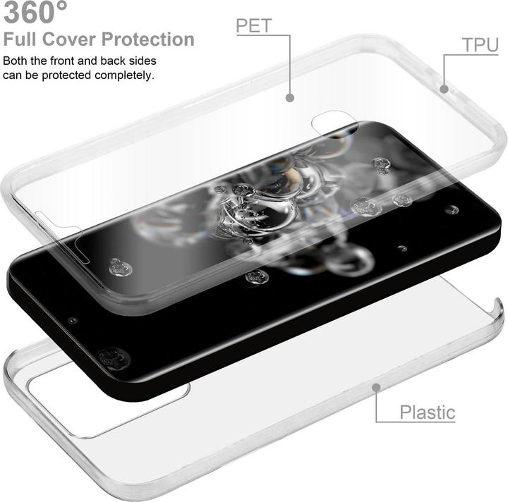 Immagine prodotto Cadorabo TPU 360 gradi di copertura del caso (Samsung Galaxy S20 Ultra)