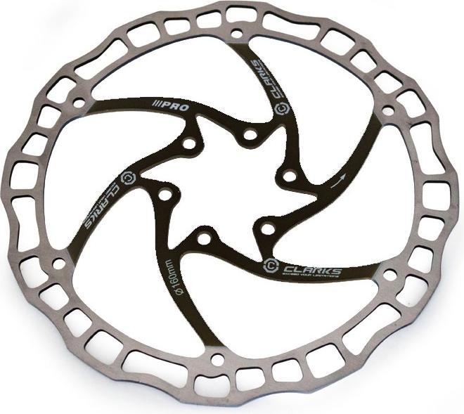 Clarks CD-08 160 mm Brake Disc is Annex, Silver Black (160 mm)