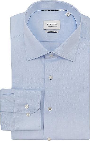 Eterna Herrenhemd MODERN FIT Langarm Standard BLAU Gr.42 (42)