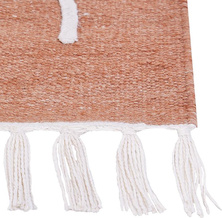 Actual product image Beliani Carpet Orange 80 x 150 cm YAVU (80 x 150 cm)