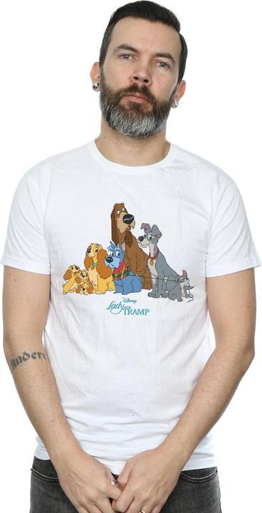Image du produit Disney - T-shirt LADY AND THE TRAMP CLASSIC GROUP - Homme (4XL)