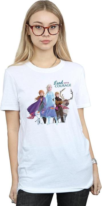 Immagine prodotto Disney Frozen 2 Lead With Courage Maglietta Ampia Donna (L)