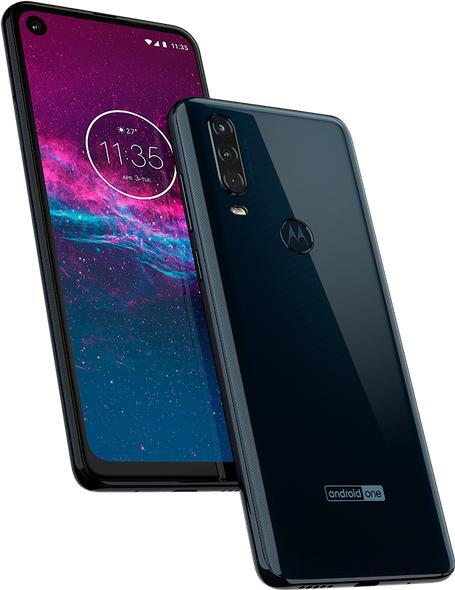 Produktbild Motorola One Action (128 GB, Denim Blue, 6.30", Hybrid Dual SIM, 12 Mpx, 4G)