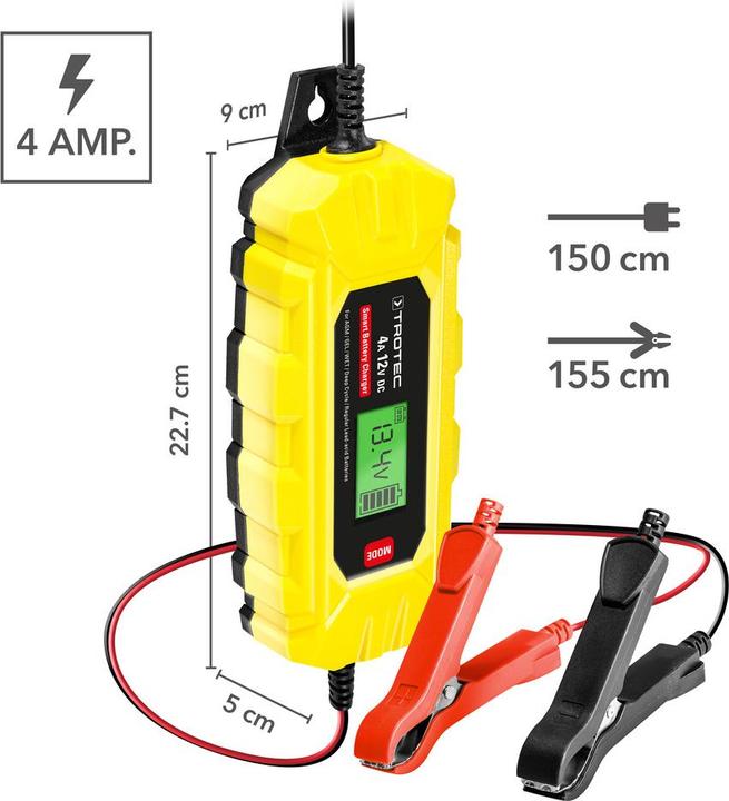 Actual product image Trotec Battery charger PBCS 4A (12V, 4 A)