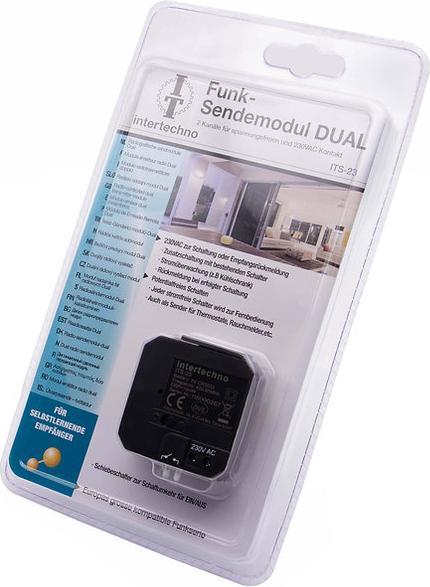 Actual product image intertechno Wireless Dual Transmitter ITS-23 (Switch actuator)