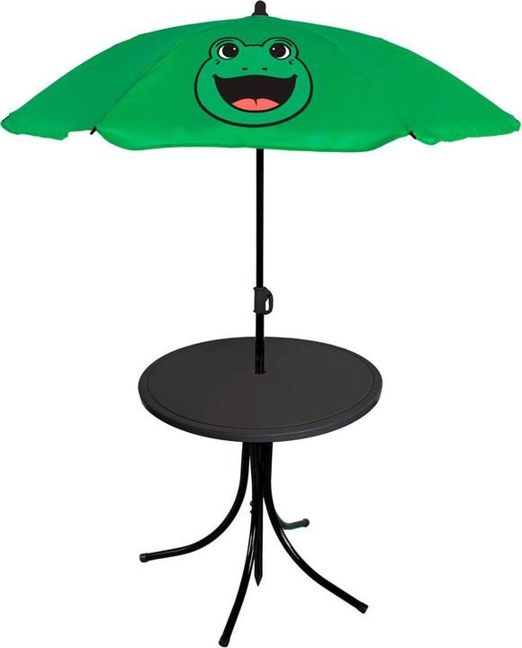 Produktbild Mojawo 4tlg Kinder Campingmöbel Set Frosch Campingstuhl Tisch Sonnenschirm
