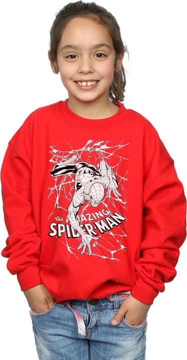 Produktbild SpiderMan Web Crawler Sweatshirt Mädchen (128)