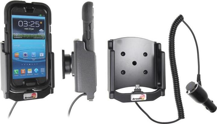 Immagine prodotto Brodit Supporto attivo con presa di corrente - supporto/caricatore per auto - per Samsung GALAXY S III