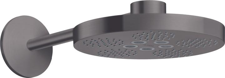 hansgrohe Overhead shower 280 2jet AXOR ONE with shower arm brushed black chrome (2 Beam types, 12 l/min)